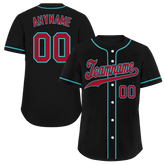 Custom Black Classic Style Red Personalized Authentic Baseball Jersey BSBJ01-bd0faec